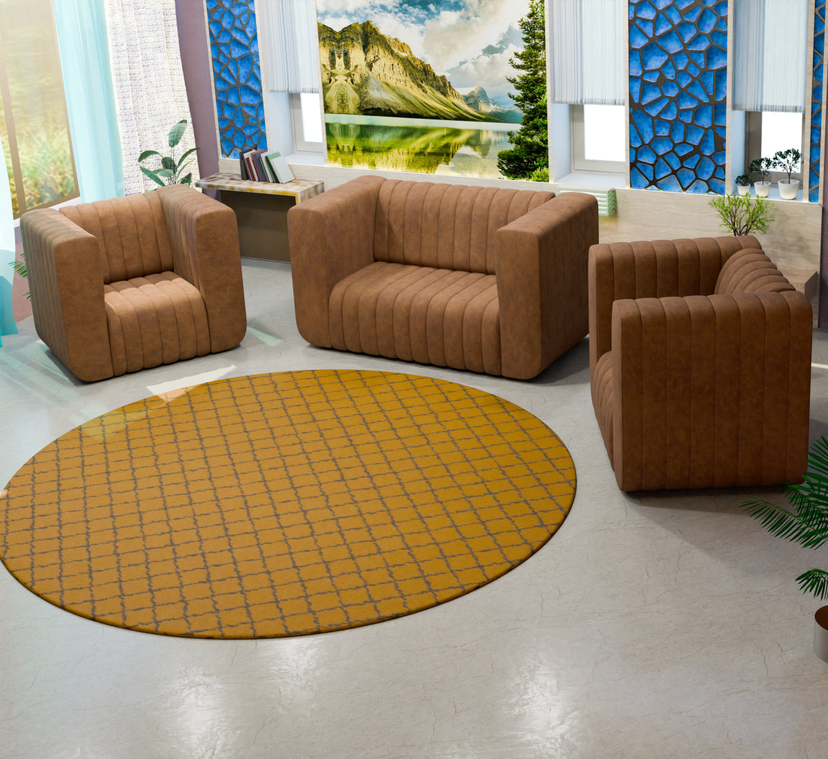 Comfort Cove Series Fabric Sofa - Sekar Lifestyle