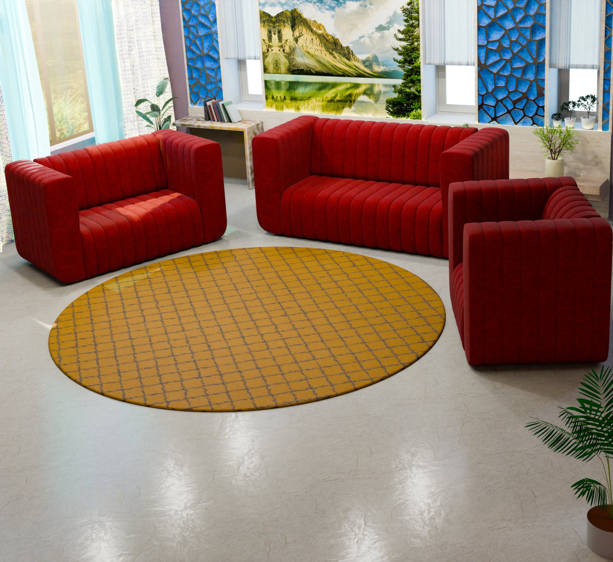 Comfort Cove Series Fabric Sofa - Sekar Lifestyle