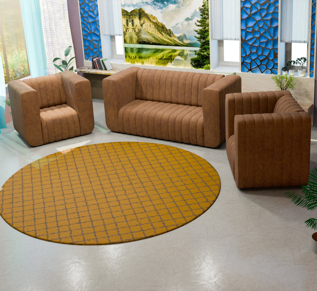 Comfort Cove Series Fabric Sofa - Sekar Lifestyle