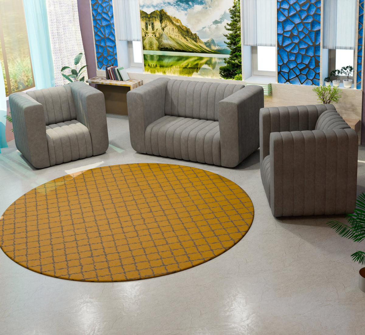 Comfort Cove Series Fabric Sofa - Sekar Lifestyle