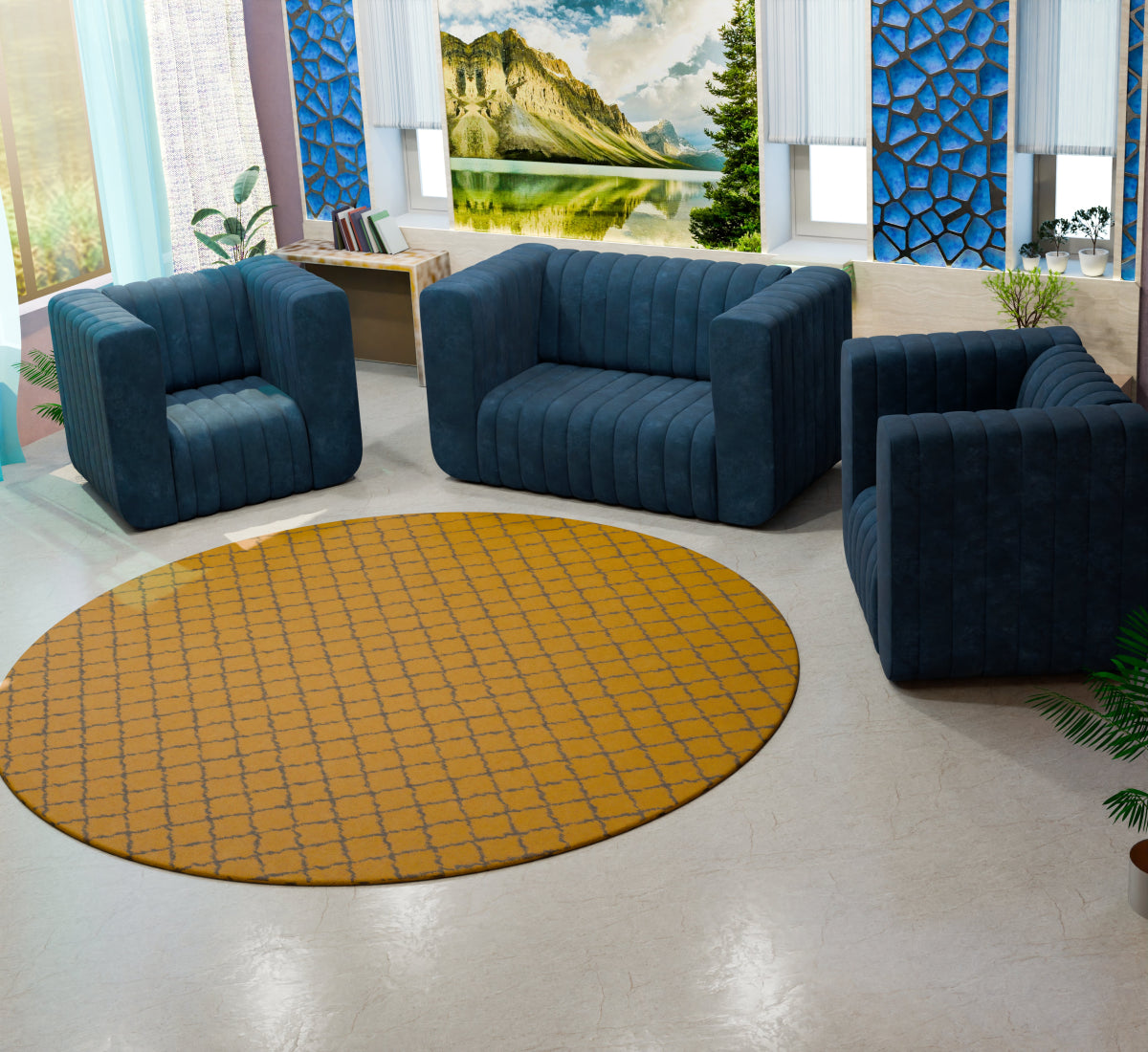 Comfort Cove Series Fabric Sofa - Sekar Lifestyle