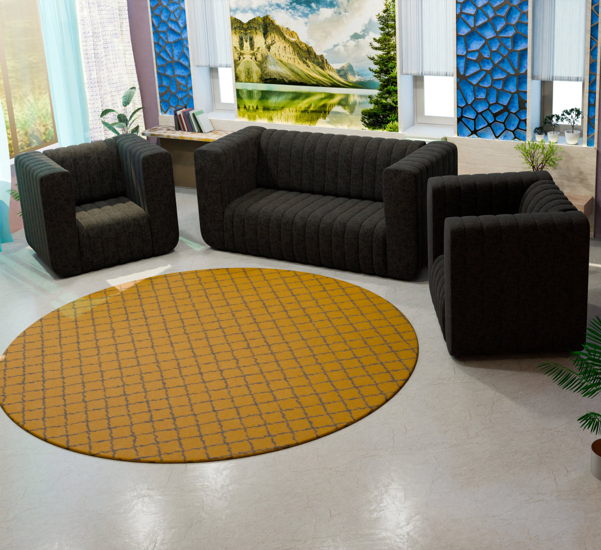 Comfort Cove Series Fabric Sofa - Sekar Lifestyle