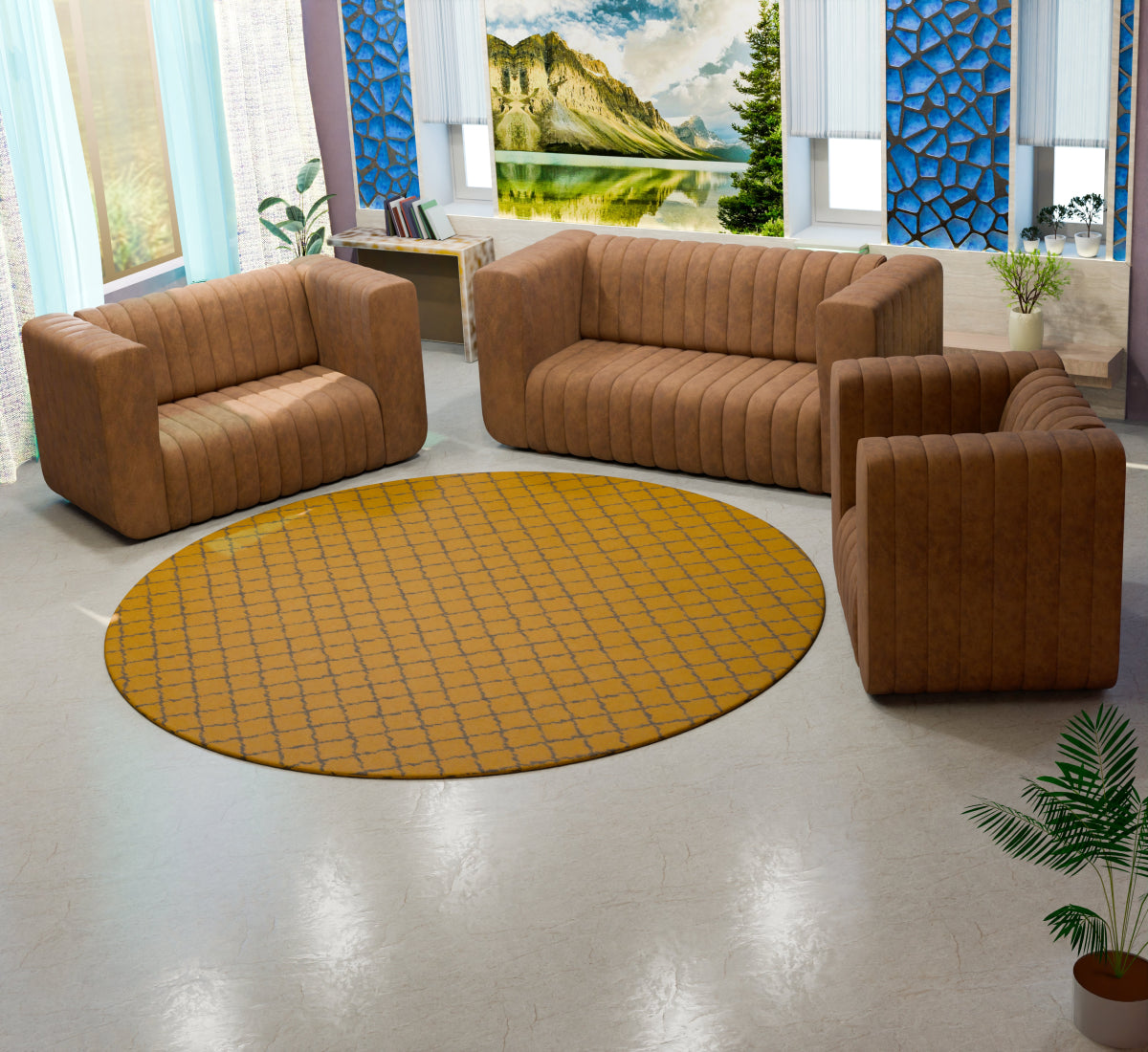 Comfort Cove Series Fabric Sofa - Sekar Lifestyle