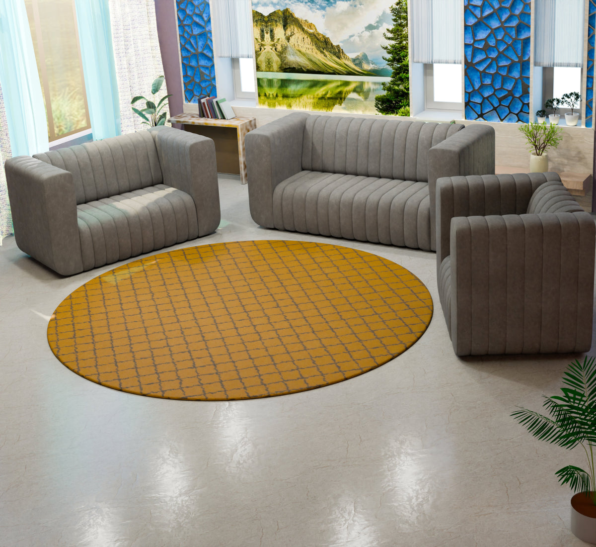 Comfort Cove Series Fabric Sofa - Sekar Lifestyle