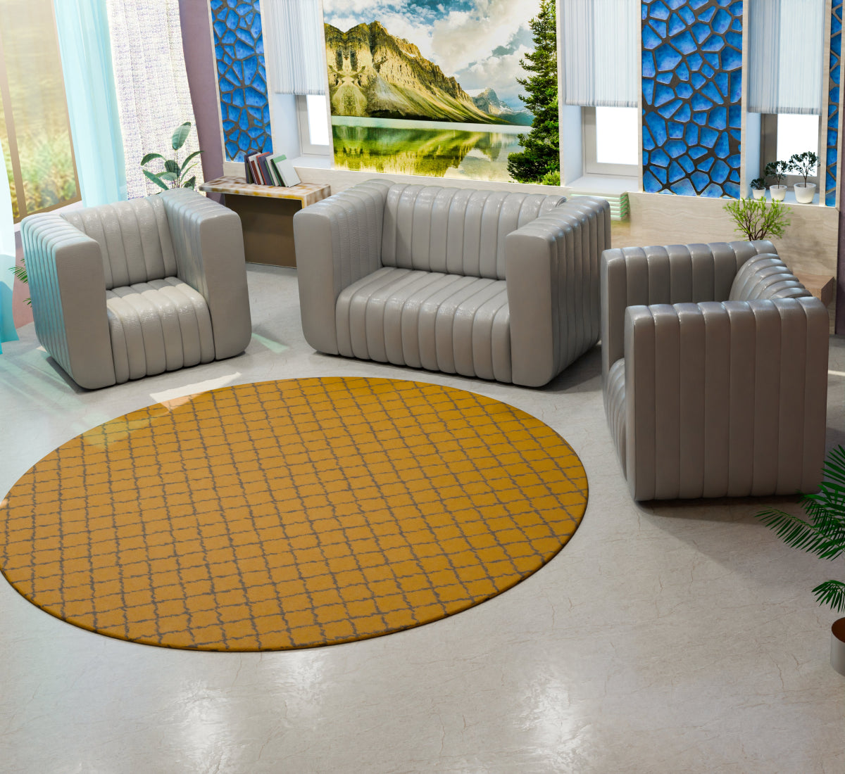 Comfort Cove Series Leatherette Sofa - Sekar Lifestyle