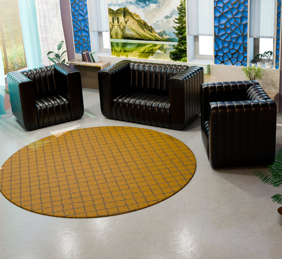 Comfort Cove Series Leatherette Sofa - Sekar Lifestyle