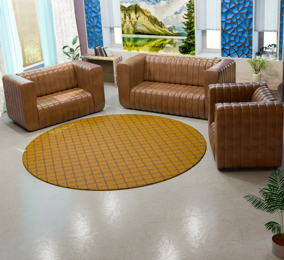 Comfort Cove Series Leatherette Sofa - Sekar Lifestyle