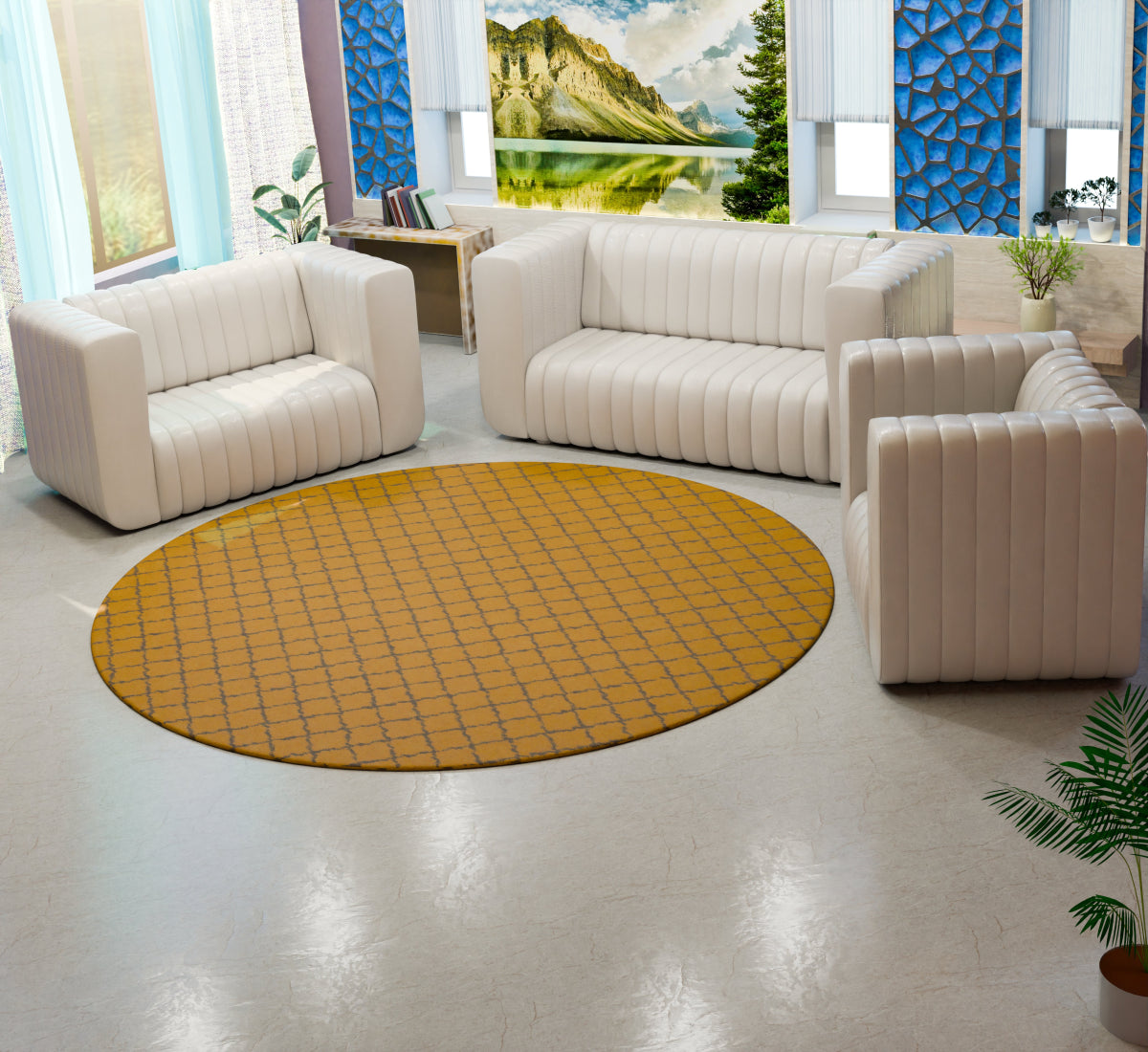 Comfort Cove Series Leatherette Sofa - Sekar Lifestyle