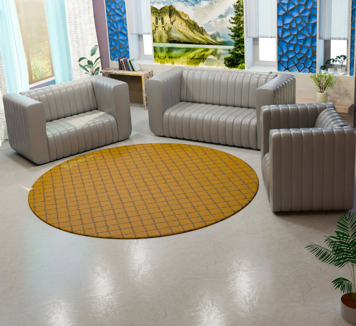 Comfort Cove Series Leatherette Sofa - Sekar Lifestyle