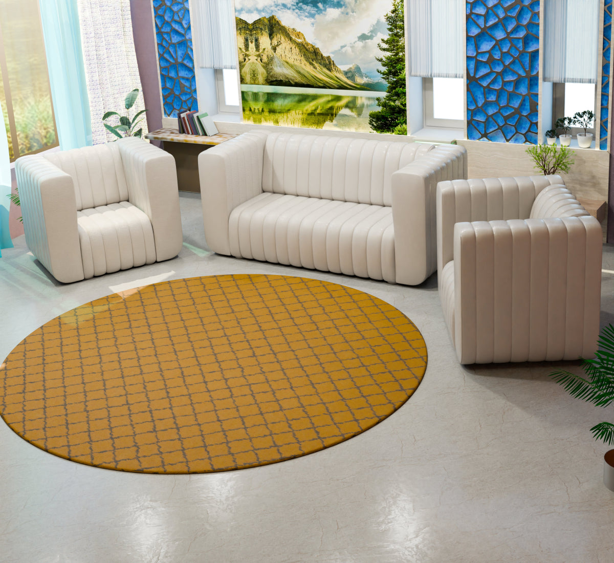 Comfort Cove Series Leatherette Sofa - Sekar Lifestyle