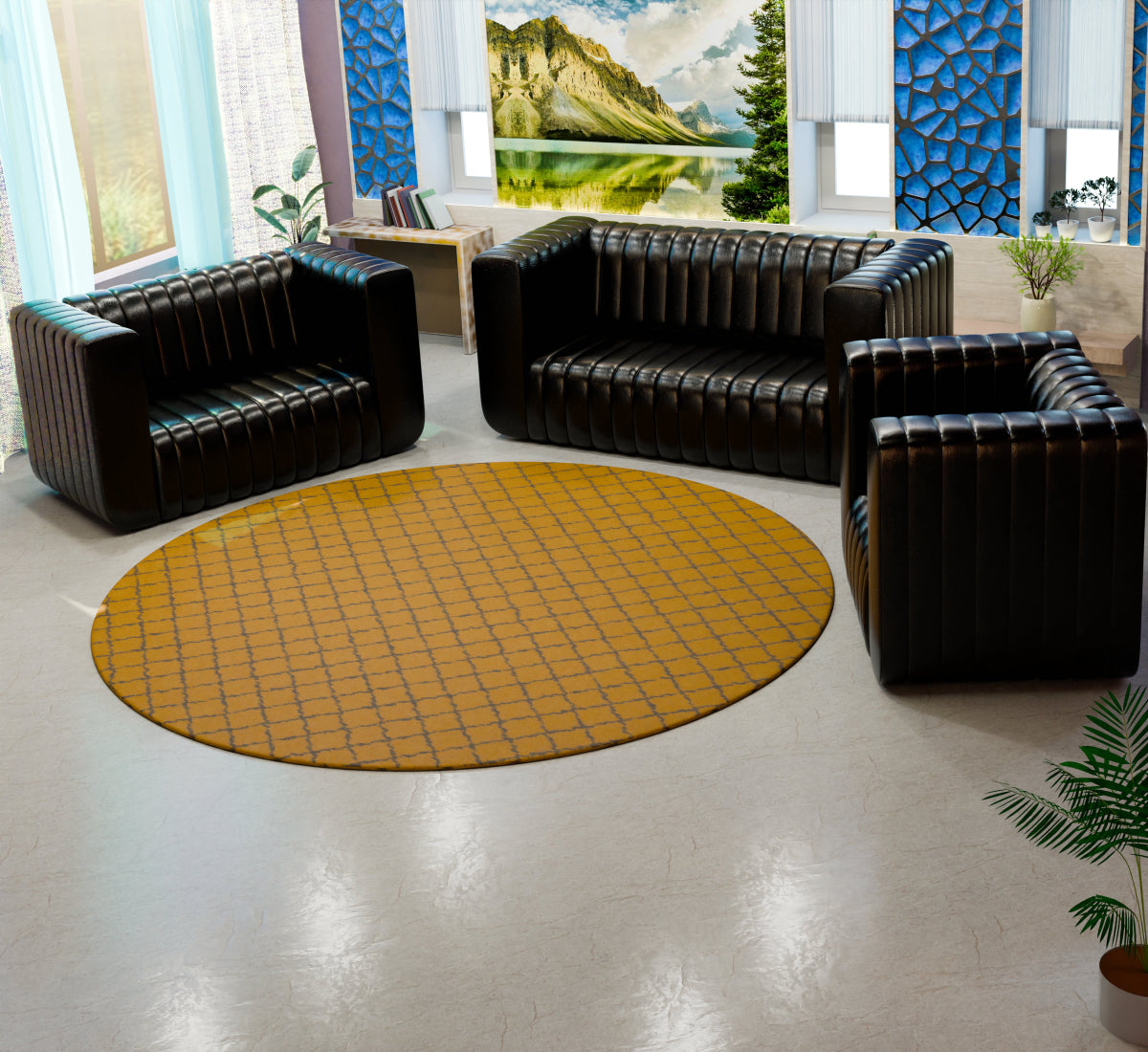 Comfort Cove Series Leatherette Sofa - Sekar Lifestyle