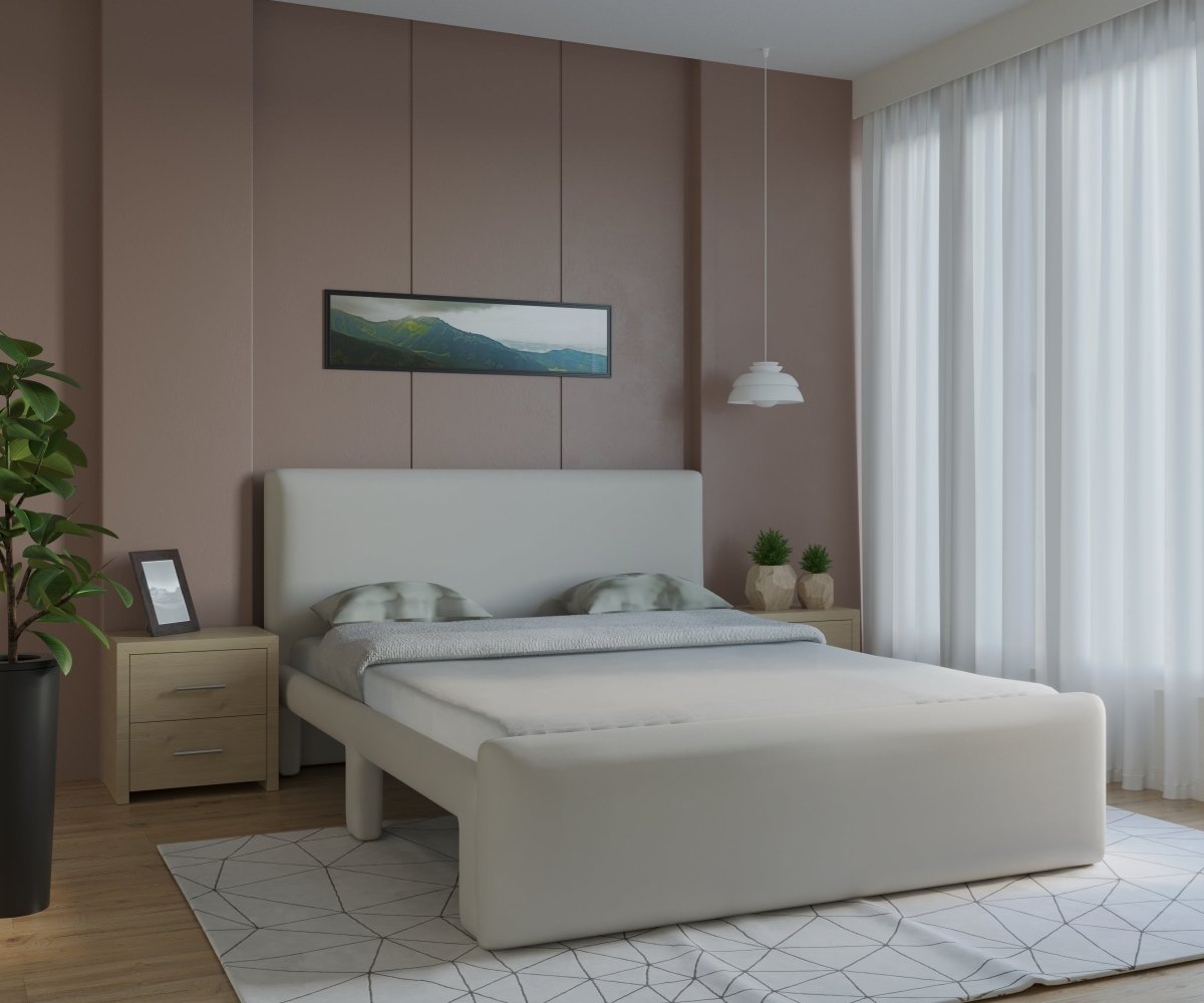 Essence Series Leatherette Upholstered Bed - Sekar Lifestyle