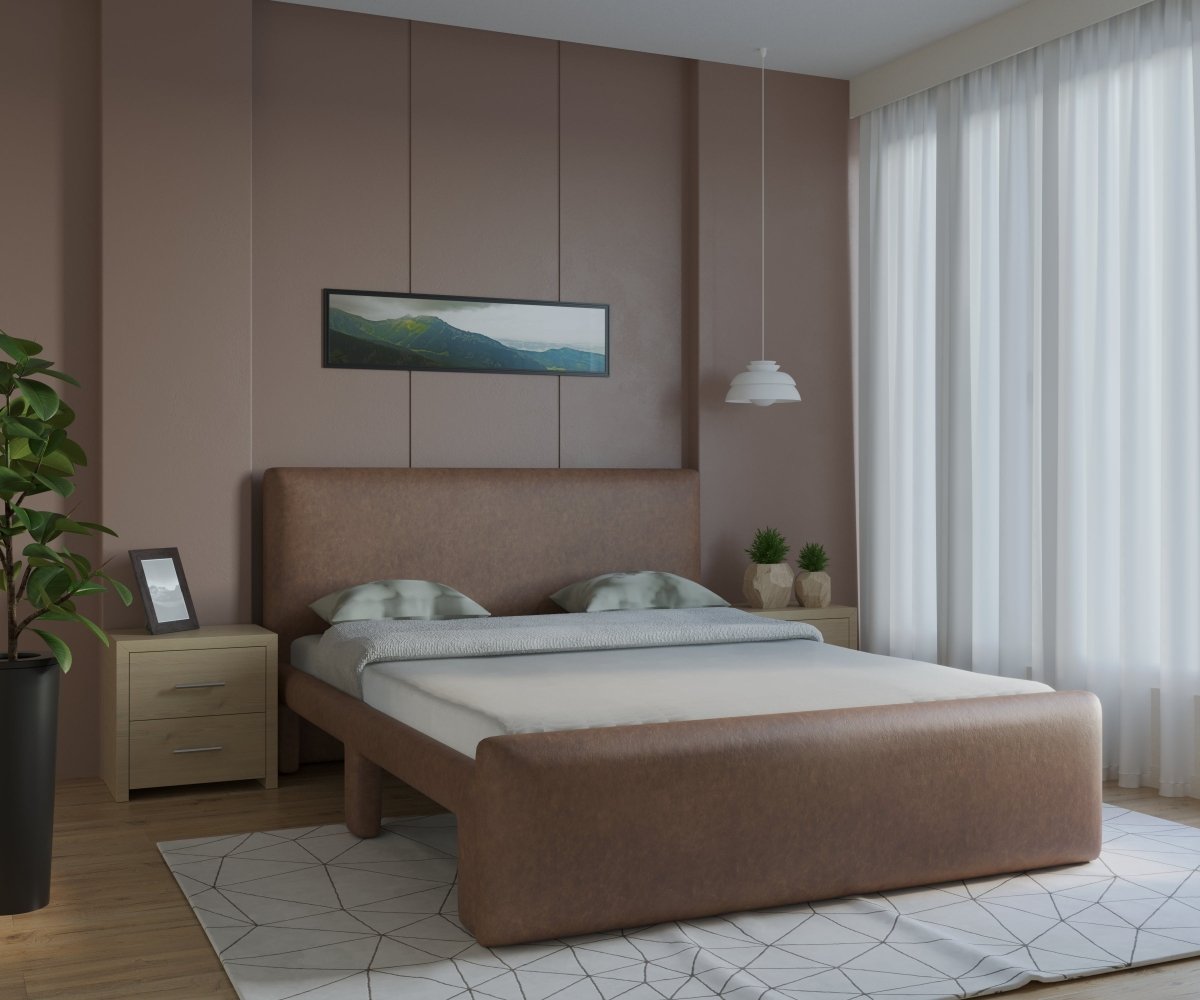 Essence Series Leatherette Upholstered Bed - Sekar Lifestyle