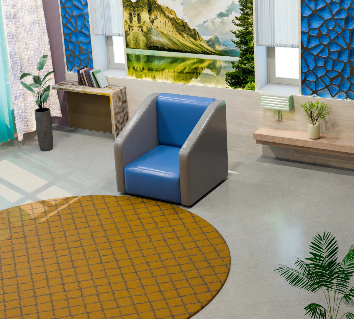 Essentia Series Dual Colour Leatherette Sofa - Sekar Lifestyle