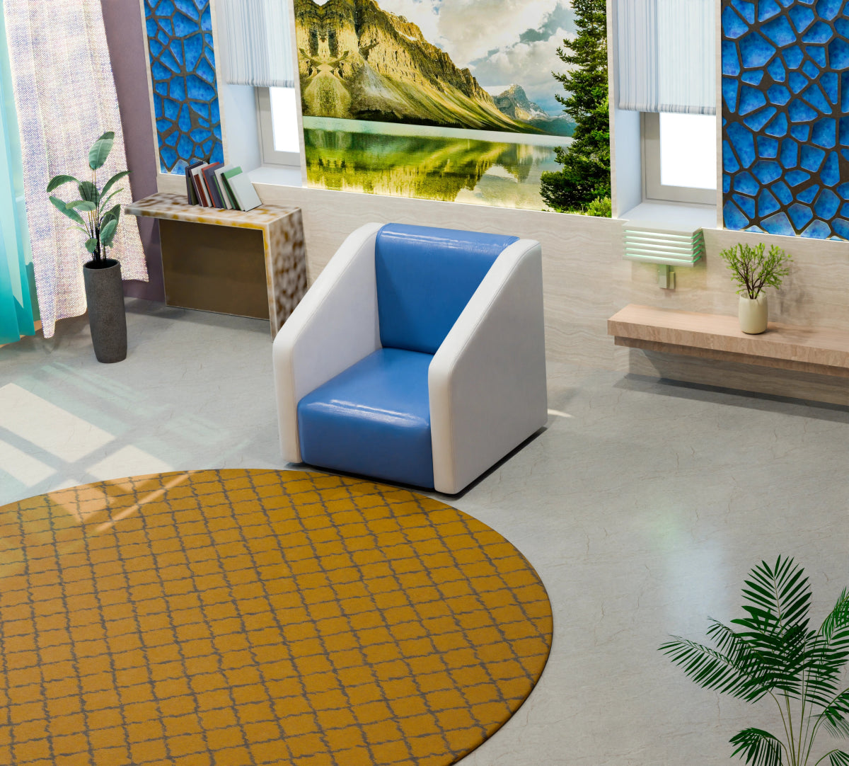 Essentia Series Dual Colour Leatherette Sofa - Sekar Lifestyle