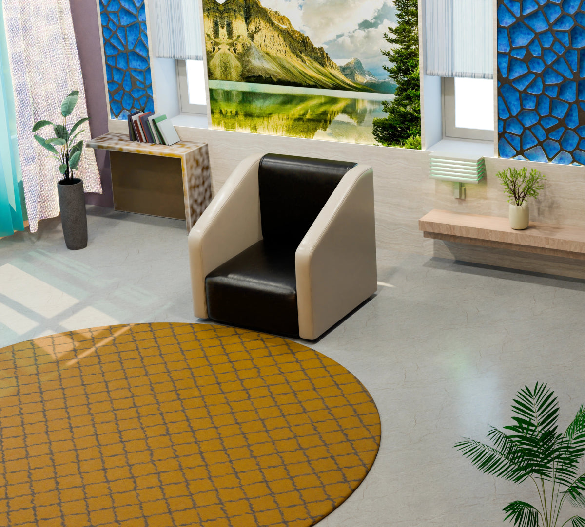 Essentia Series Dual Colour Leatherette Sofa - Sekar Lifestyle