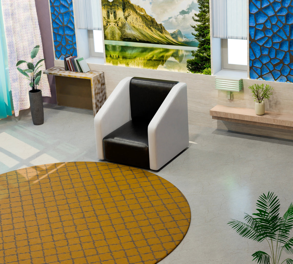 Essentia Series Dual Colour Leatherette Sofa - Sekar Lifestyle