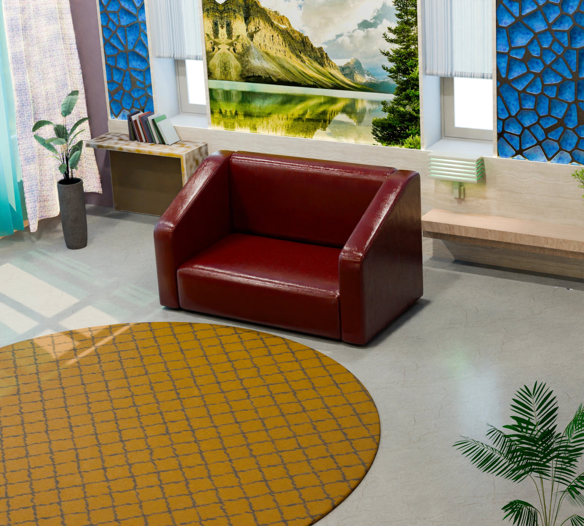 Essentia Series Leatherette Sofa - Sekar Lifestyle