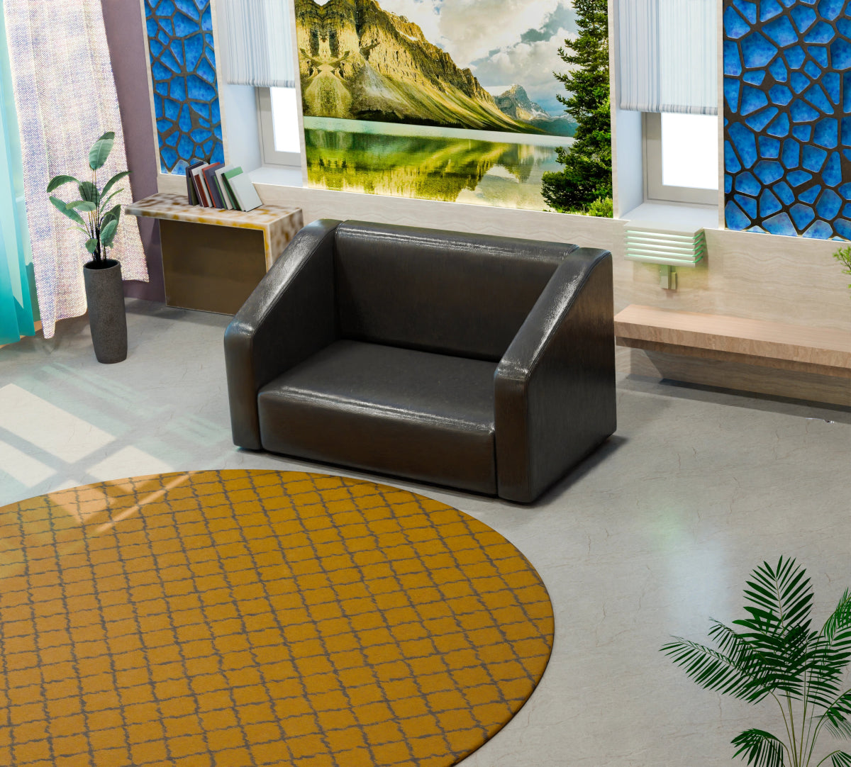 Essentia Series Leatherette Sofa - Sekar Lifestyle