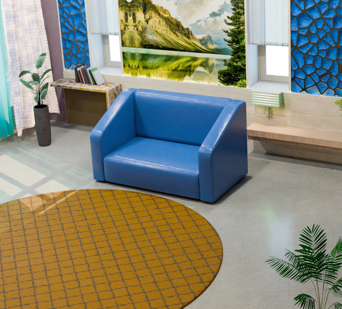 Essentia Series Leatherette Sofa - Sekar Lifestyle