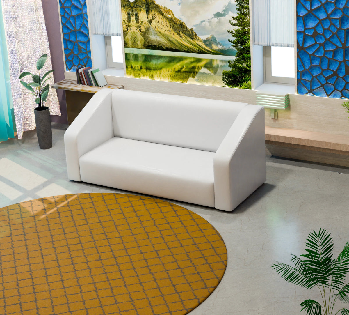 Essentia Series Leatherette Sofa - Sekar Lifestyle