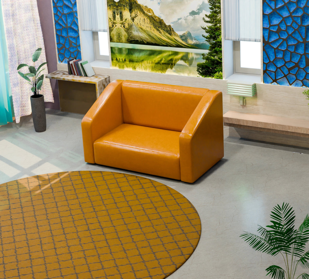 Essentia Series Leatherette Sofa - Sekar Lifestyle