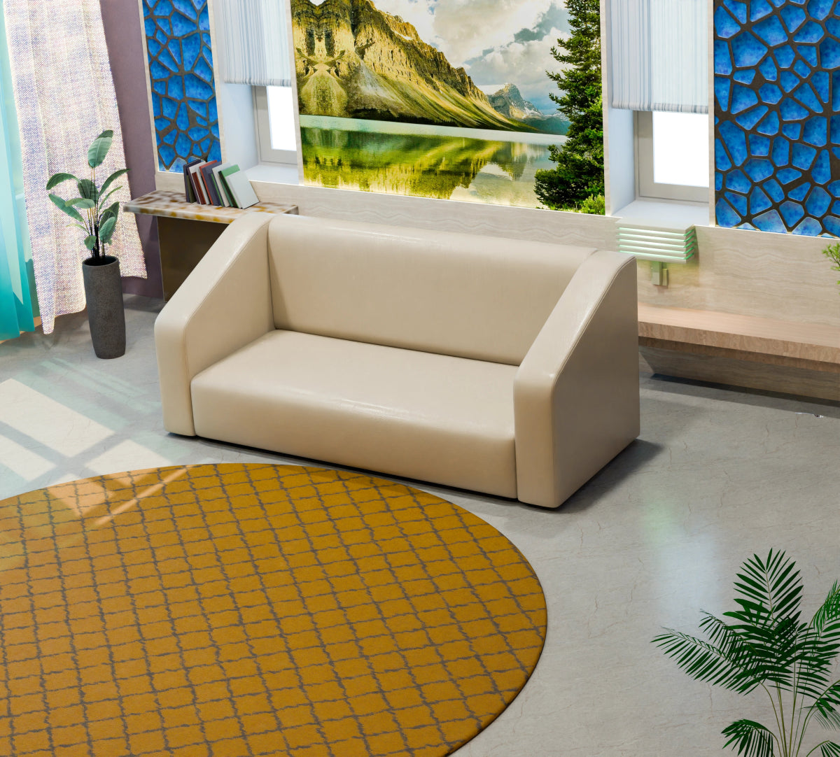 Essentia Series Leatherette Sofa - Sekar Lifestyle