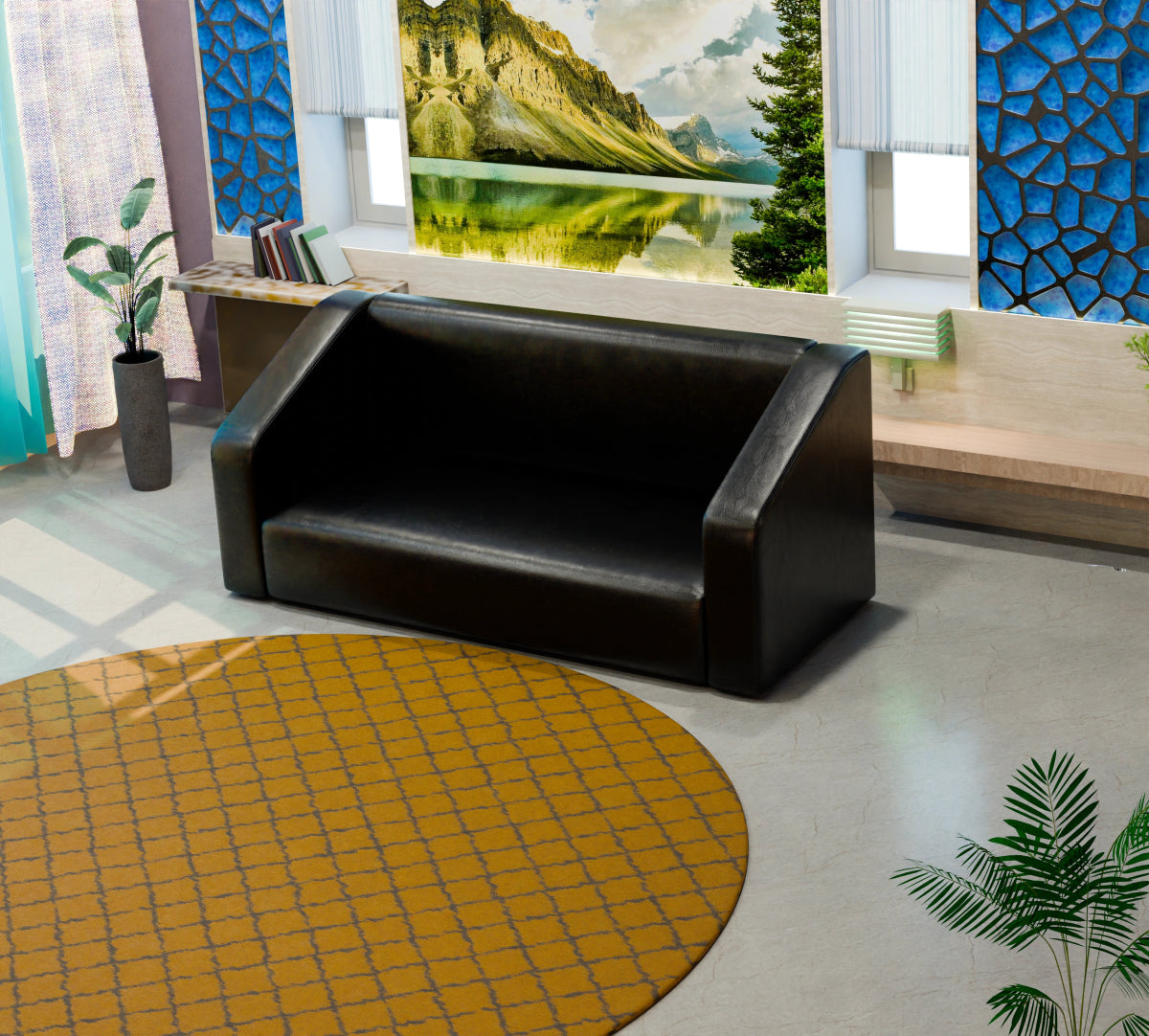 Essentia Series Leatherette Sofa - Sekar Lifestyle