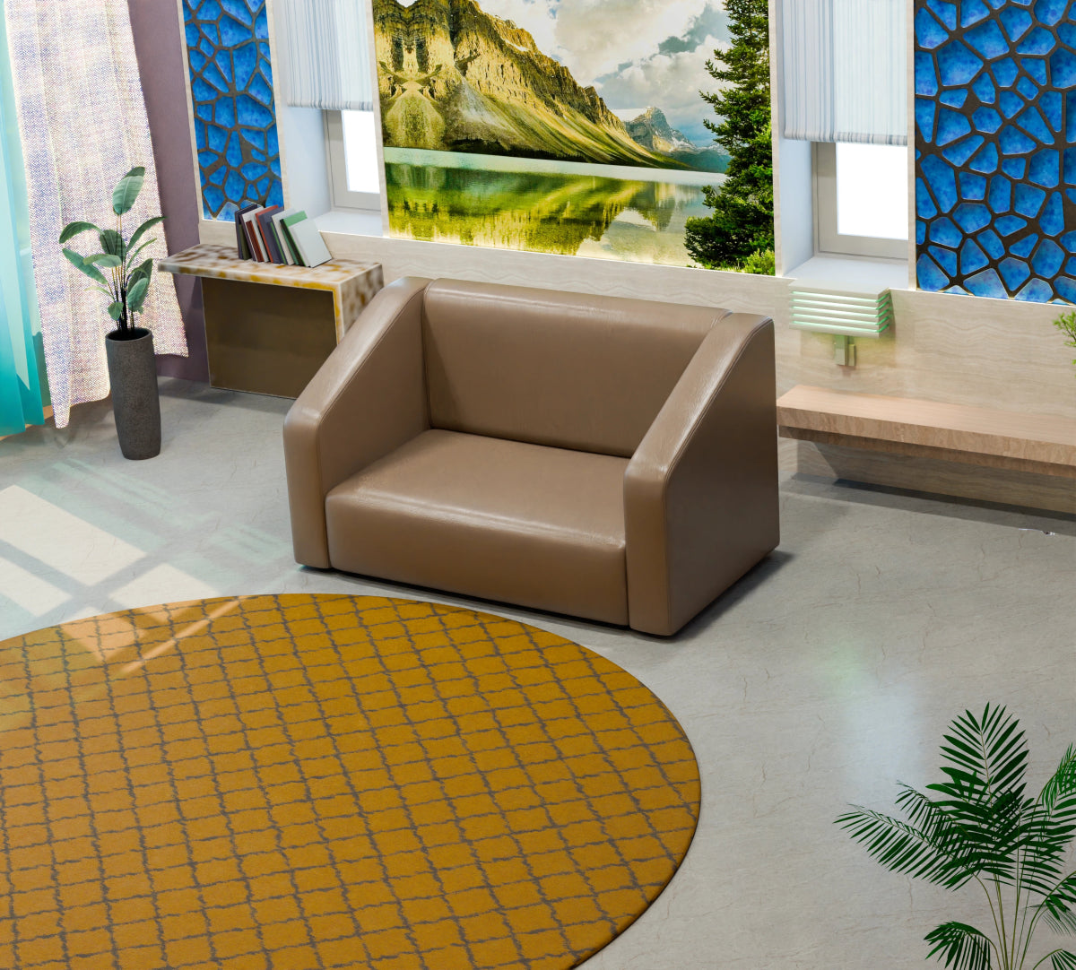 Essentia Series Leatherette Sofa - Sekar Lifestyle