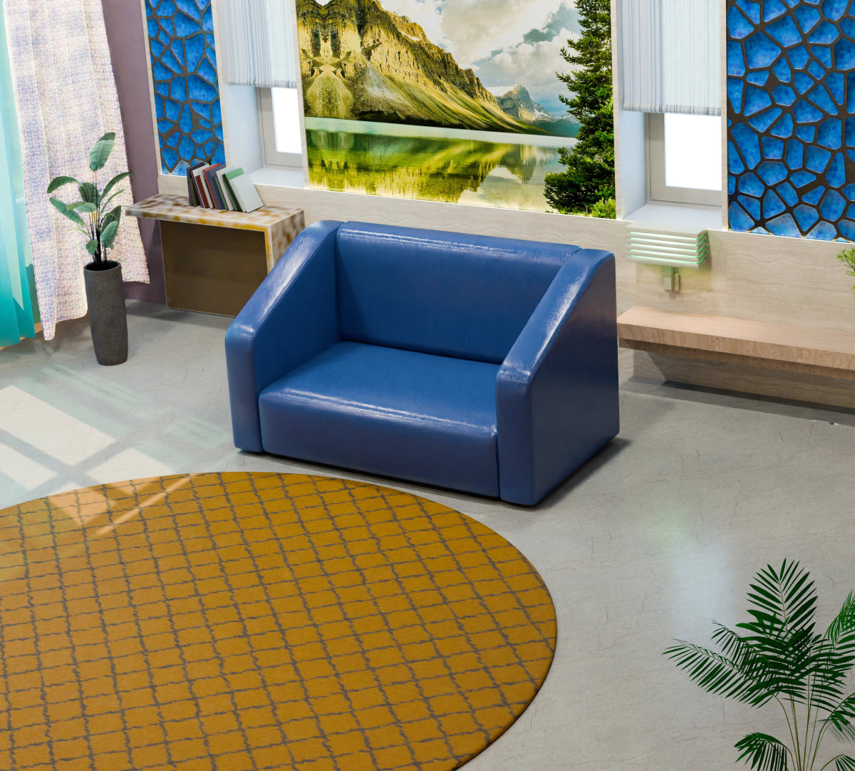 Essentia Series Leatherette Sofa - Sekar Lifestyle