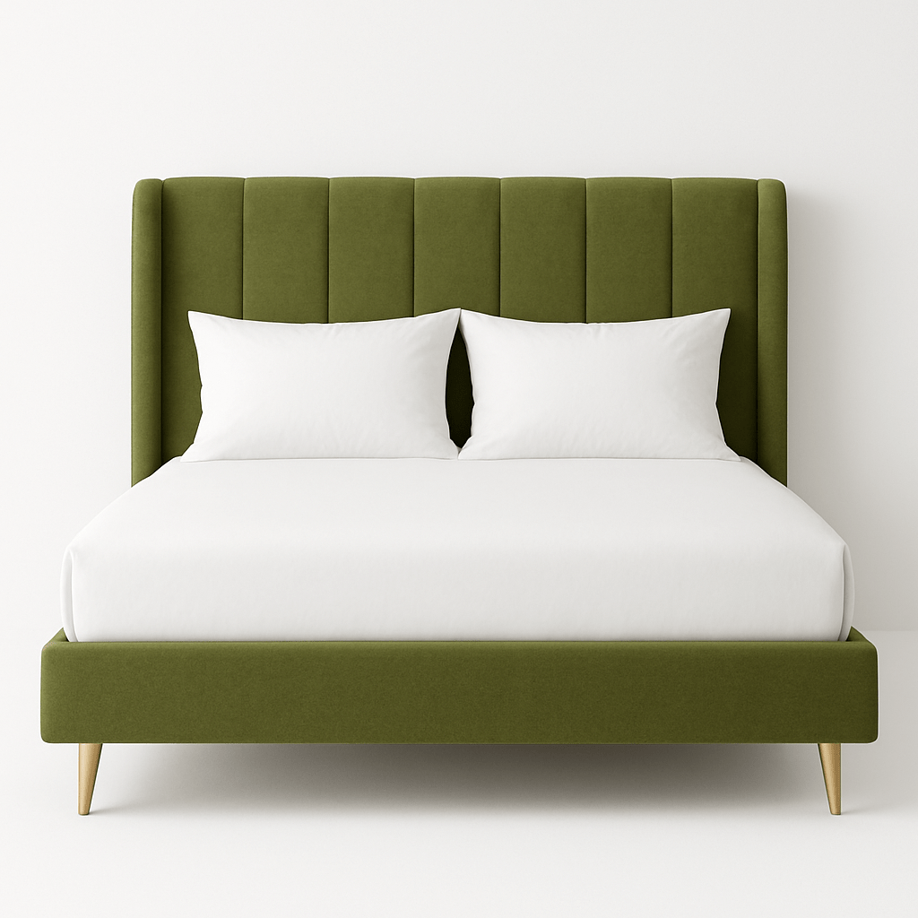 Indiranagar Bliss Bed – Premium Upholstered Comfort with Modern Elegance - Sekar Lifestyle