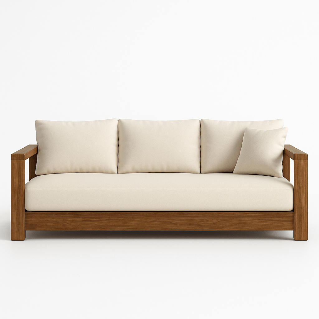 Kochi Klassic – Timeless Wooden Sofa Series - Sekar Lifestyle