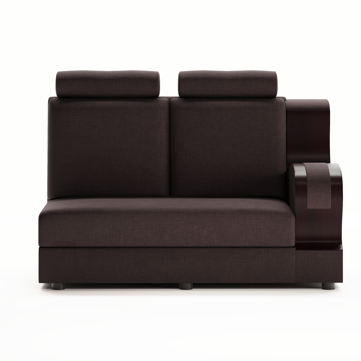 L Shape Corner Fabric Sofa Set [with Wooden Handles] - Sekar Lifestyle
