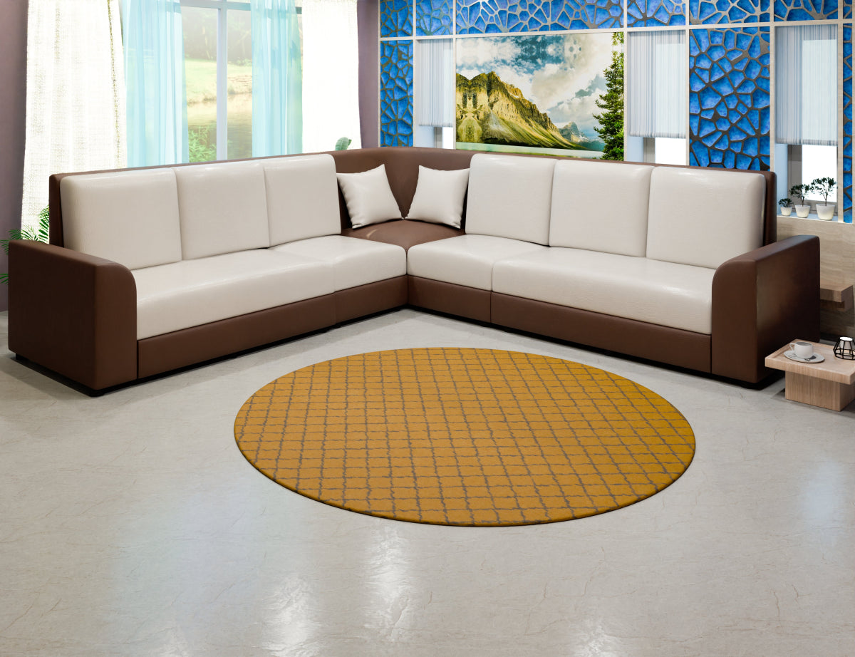 Lounge Series Leatherette Corner Sofa - Sekar Lifestyle