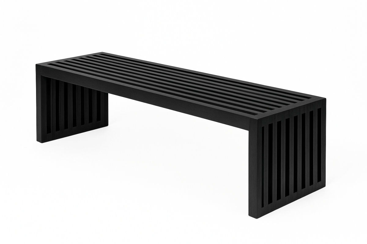 Minimalist Slatted Bench - Sekar Lifestyle