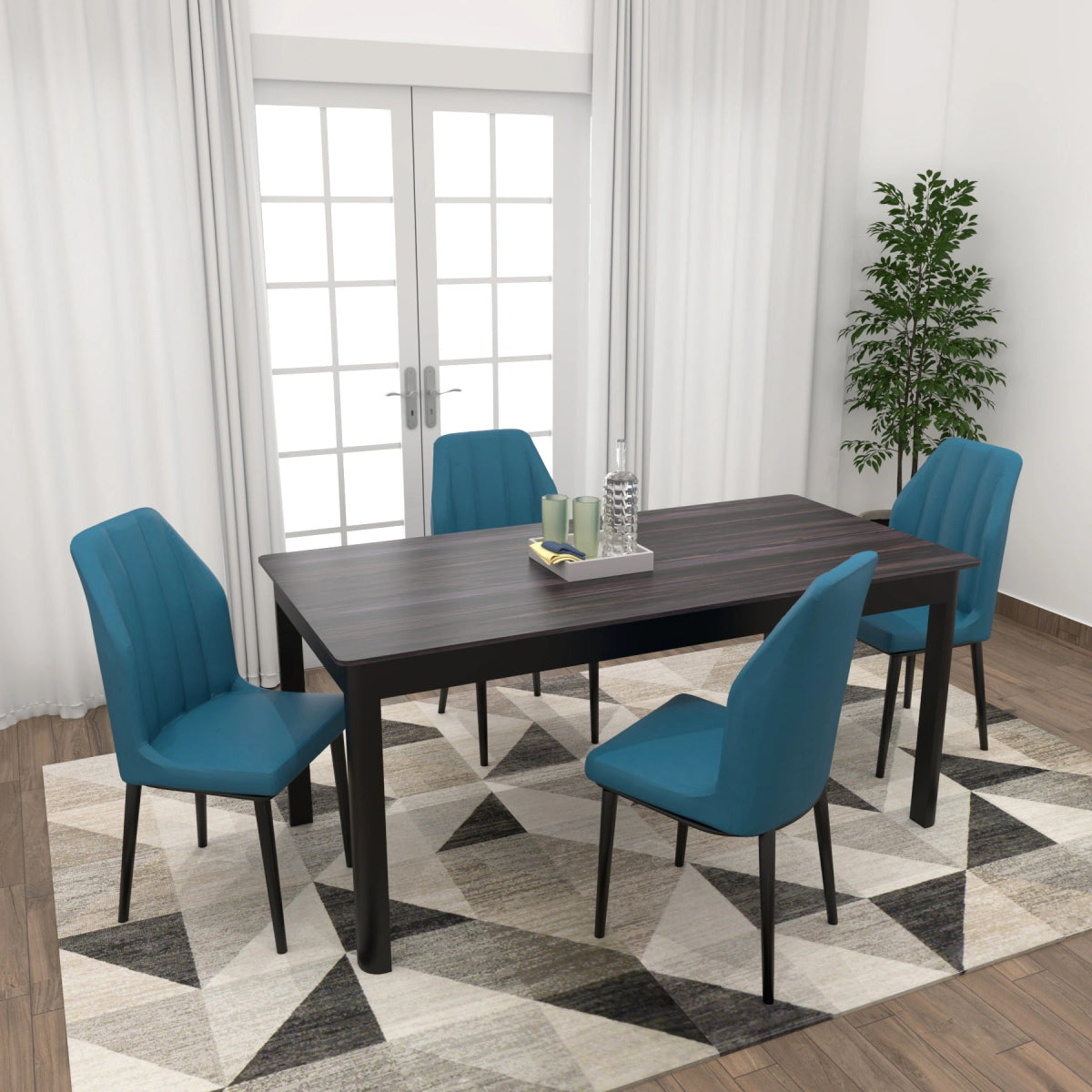 Modern Elegance Dining Set – A Perfect Blend of Style and Comfort - Sekar Lifestyle