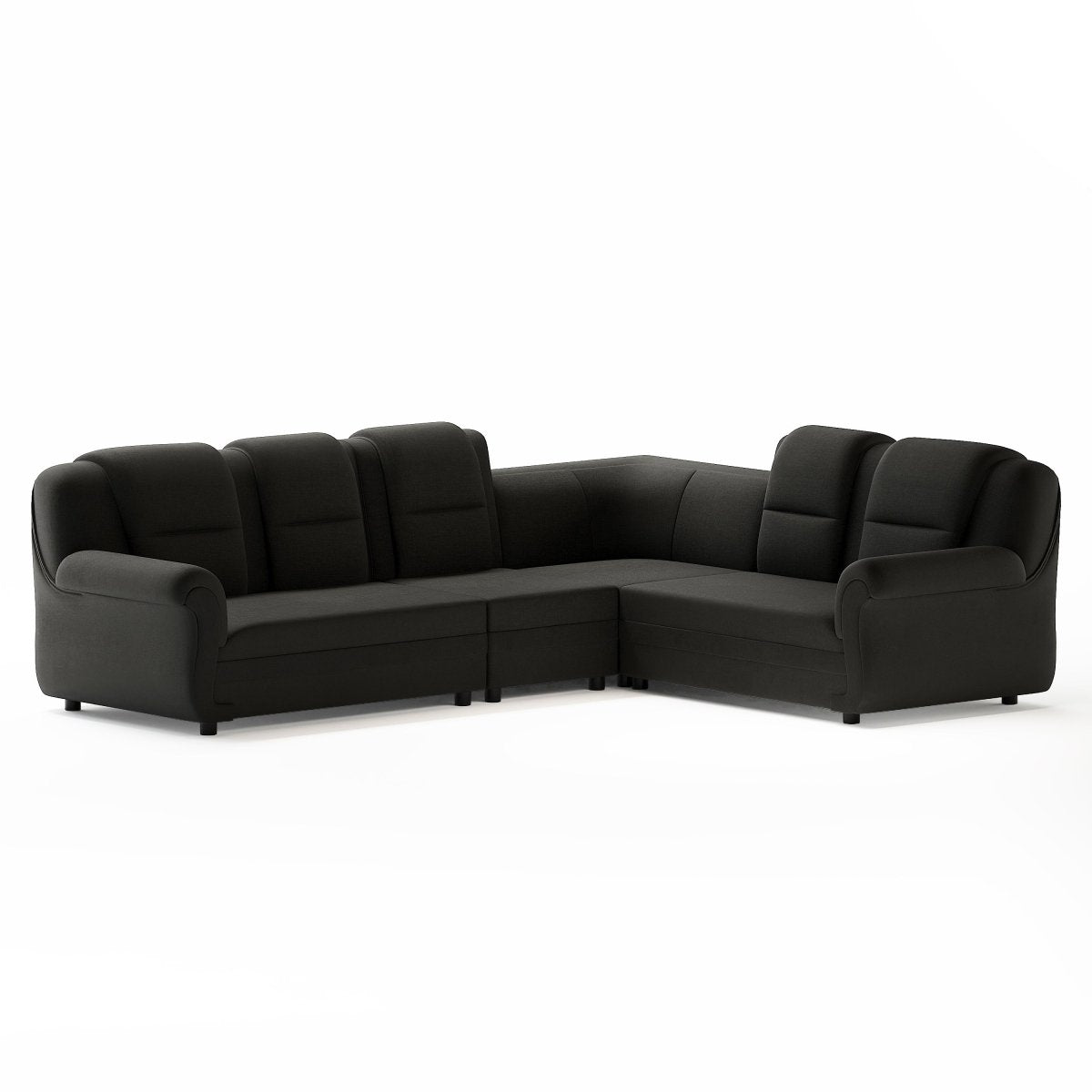 Polyurethane Series L Shape Corner Fabric Sofa - Sekar Lifestyle