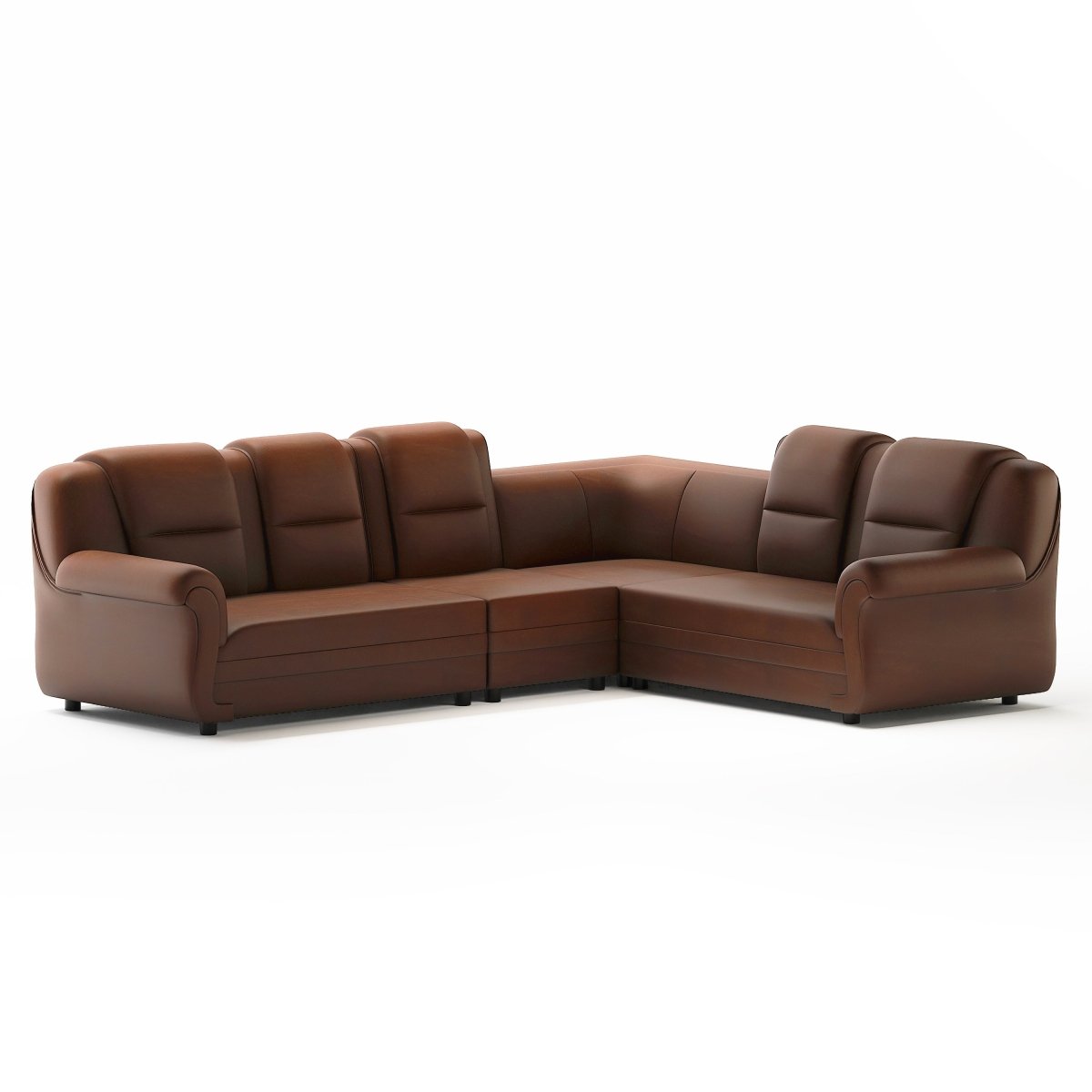 Polyurethane Series L Shape Corner Leatherette Sofa - Sekar Lifestyle