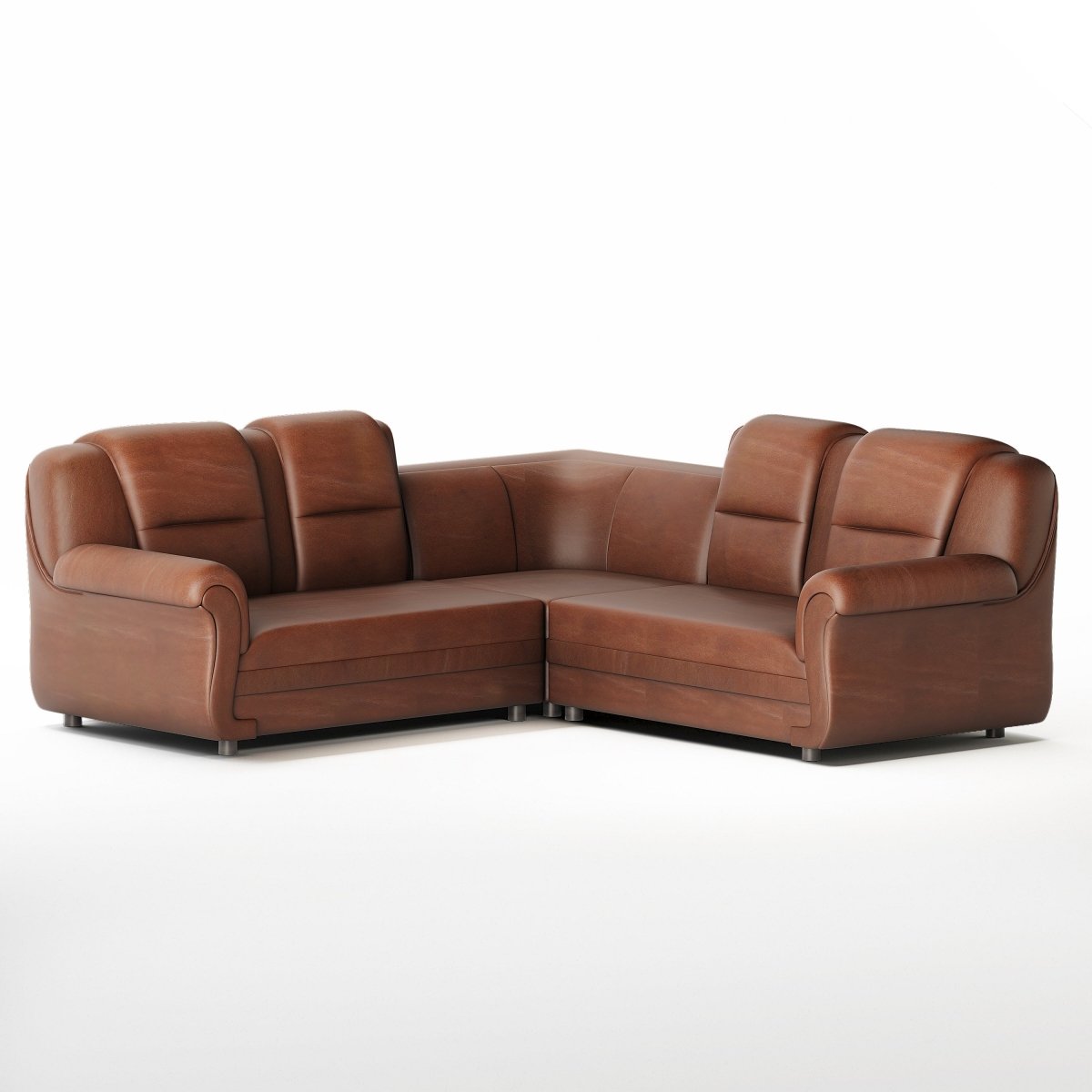 Polyurethane Series L Shape Corner Leatherette Sofa - Sekar Lifestyle