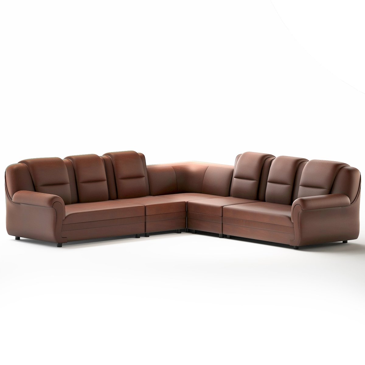 Polyurethane Series L Shape Corner Leatherette Sofa - Sekar Lifestyle
