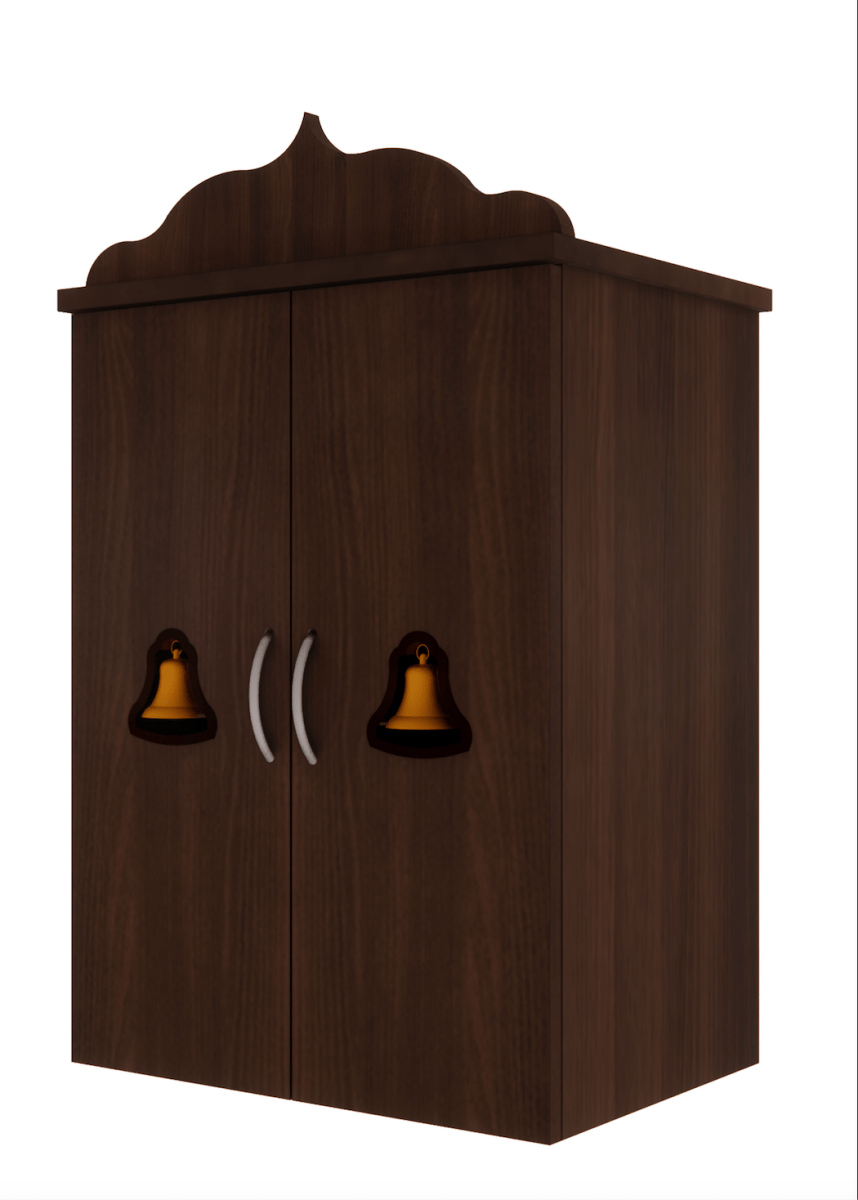 Pooja Stand (2 x 1.5 Feet, Dark Brown) - Sekar Lifestyle