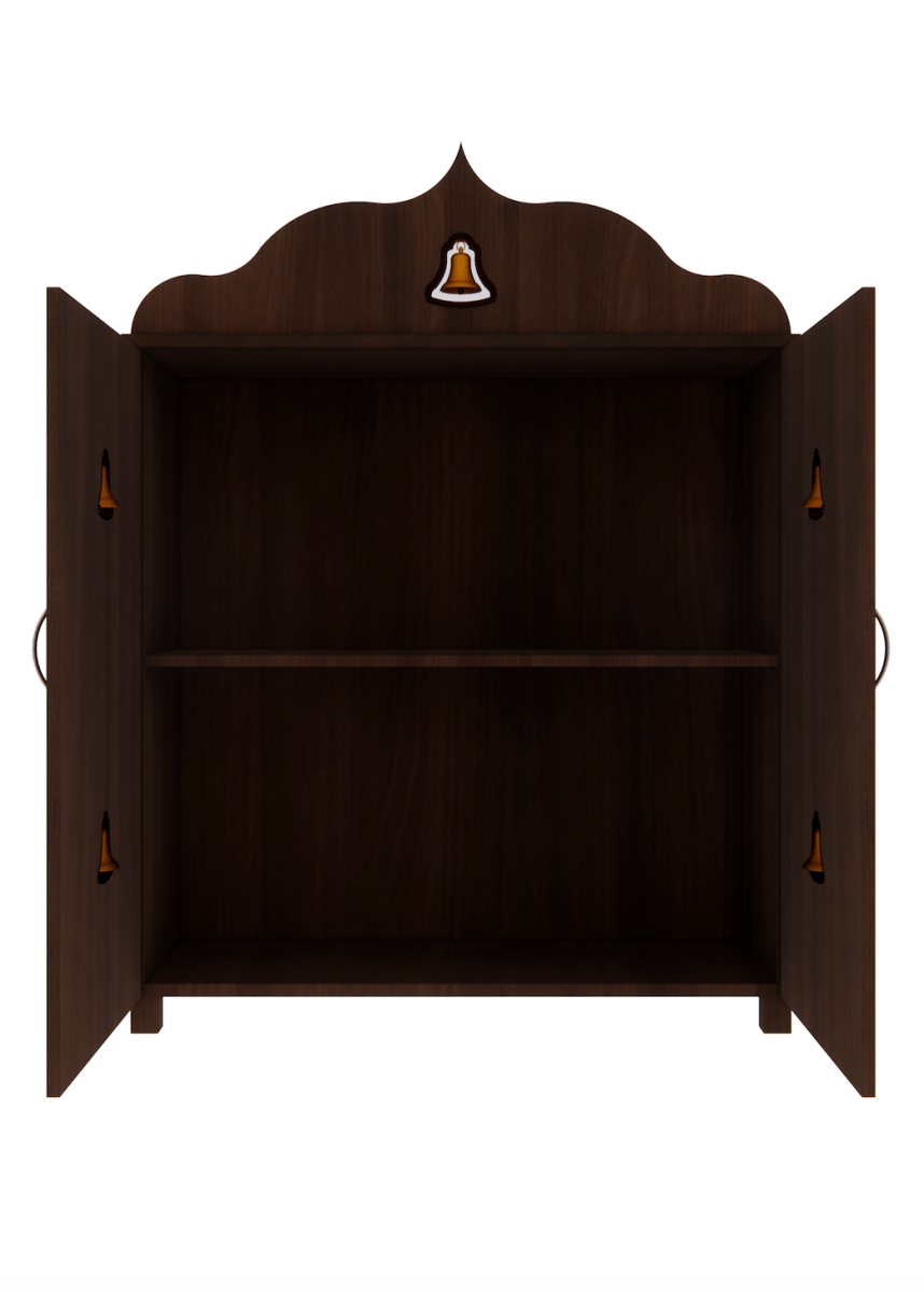 Pooja Stand (3 x 3 Feet, Dark Brown) - Sekar Lifestyle