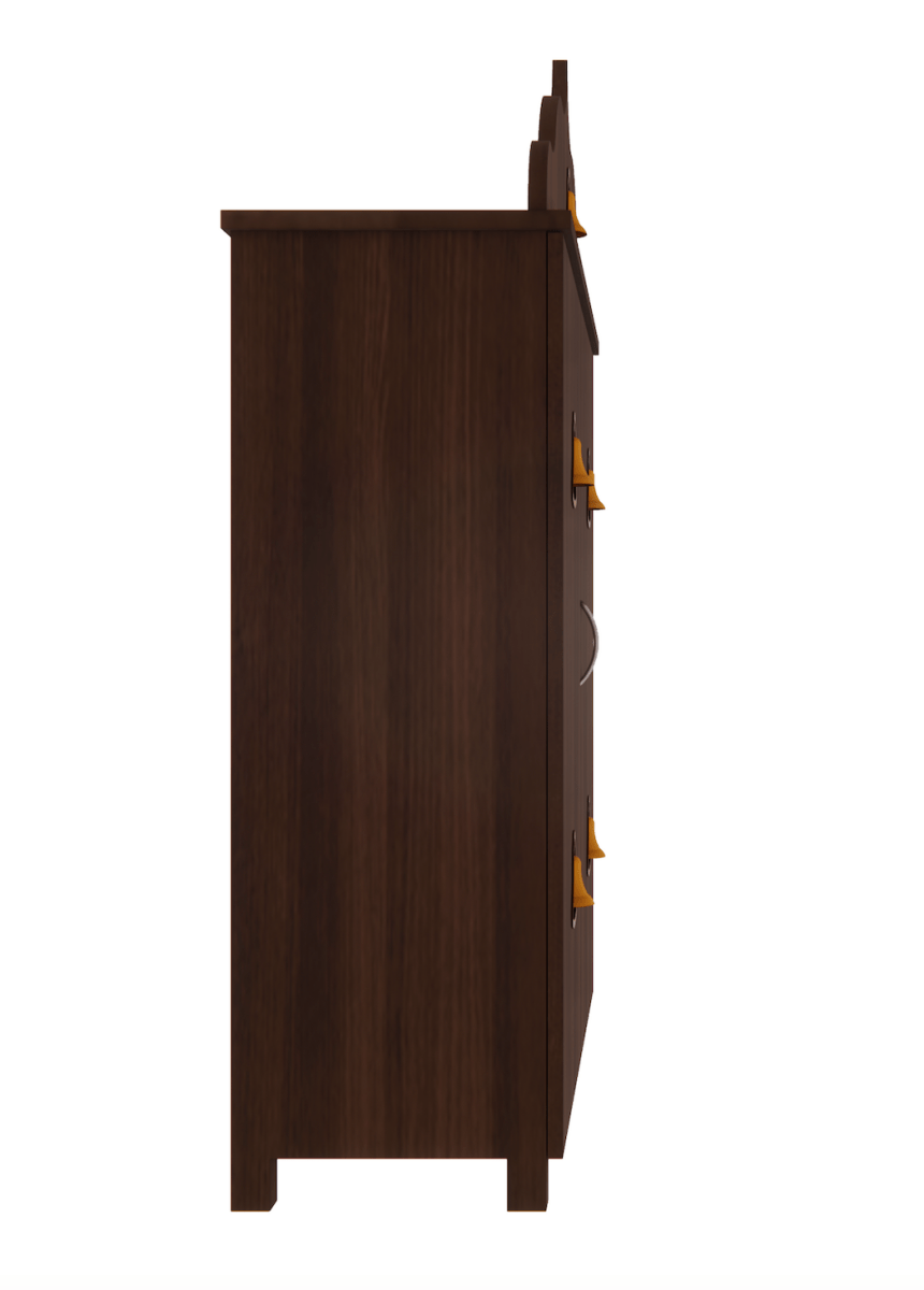 Pooja Stand (3 x 3 Feet, Dark Brown) - Sekar Lifestyle