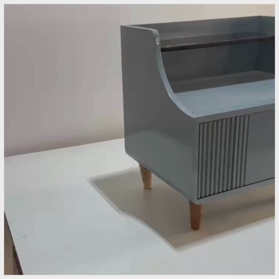 Azure Harmony Side Table - Light Blue