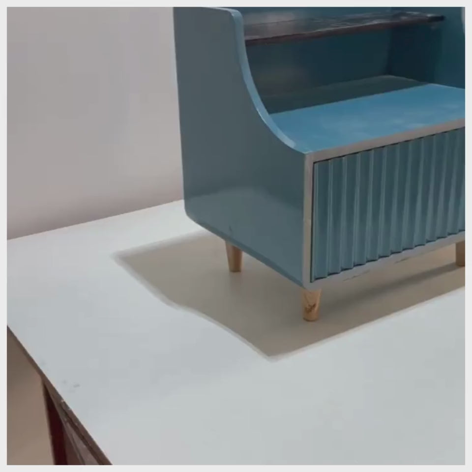 Luxe Side Table - Blue