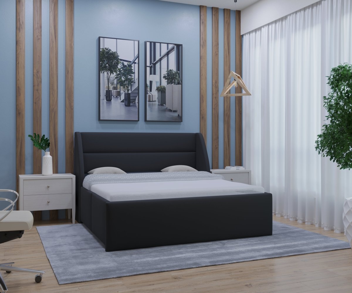 Serenity Sleep Series Fabric Upholstered Bed - Sekar Lifestyle