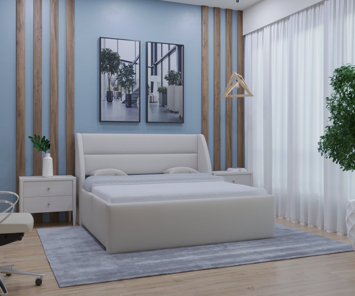 Serenity Sleep Series Fabric Upholstered Bed - Sekar Lifestyle