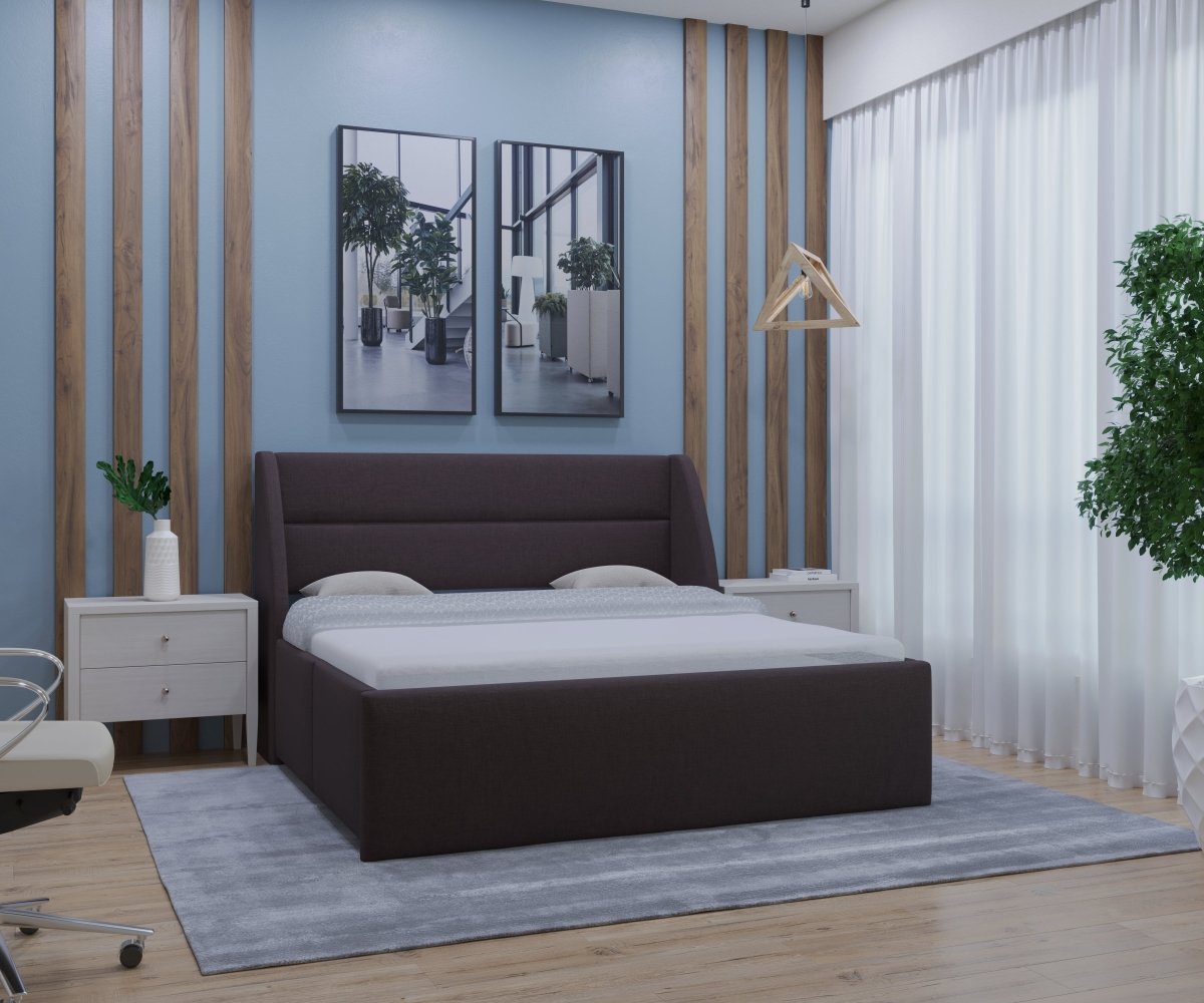 Serenity Sleep Series Fabric Upholstered Bed - Sekar Lifestyle