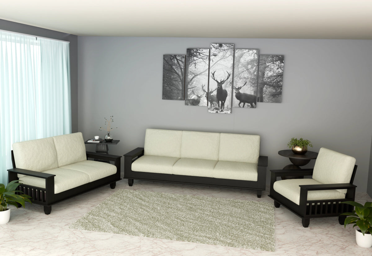 Teakwood Heritage Series Wooden Sofa - Sekar Lifestyle