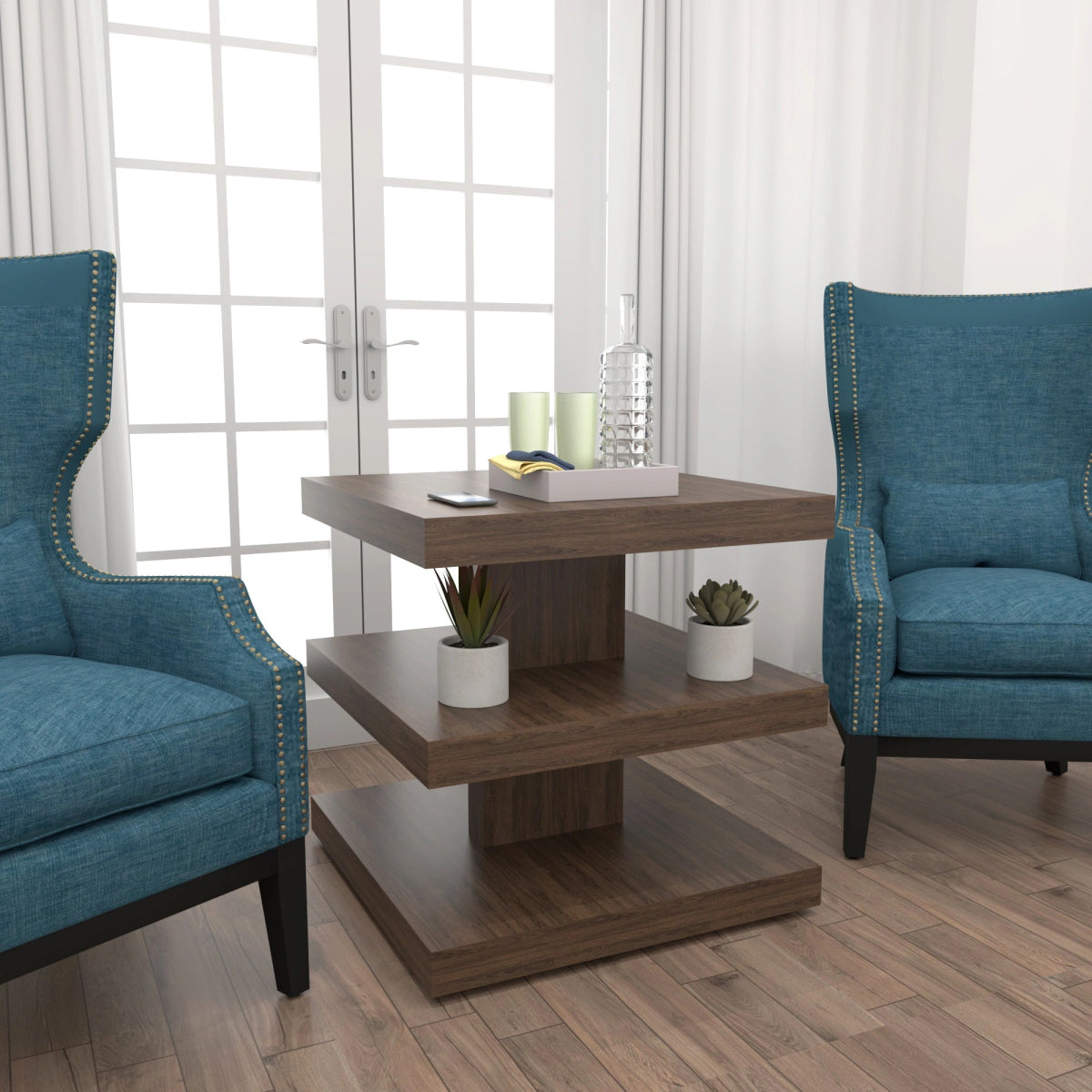 The Elevate Tiered Coffee Table – A Stylish & Functional Centerpiece - Sekar Lifestyle